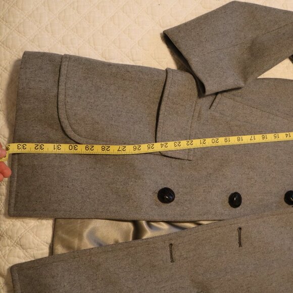 Pendleton Grey Wool Pea Coat - Picture 7 of 7